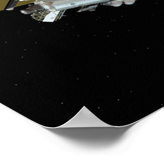 Computergegenereerd uitzicht 22 poster (Hoek)