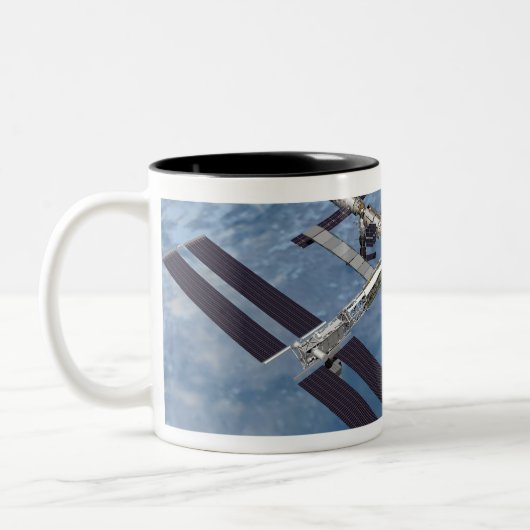 Computergegenereerd uitzicht 22 tweekleurige koffiemok (Links)