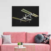 Computergegenereerd uitzicht 23 canvas afdruk (Insitu (Woonkamer))