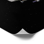 Computergegenereerd uitzicht 23 poster (Hoek)