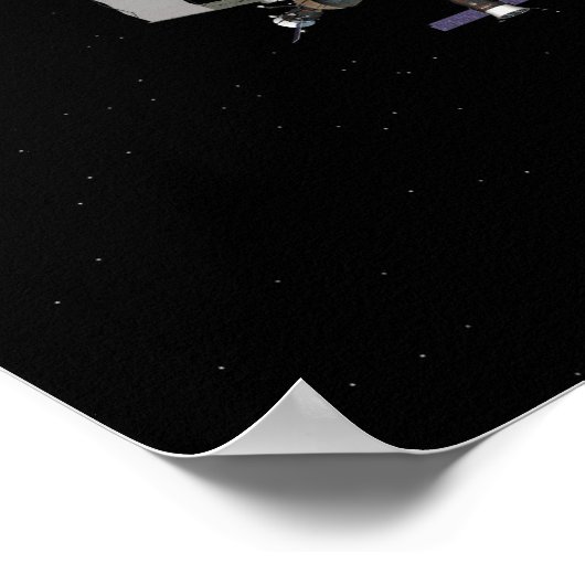 Computergegenereerd uitzicht 23 poster (Hoek)