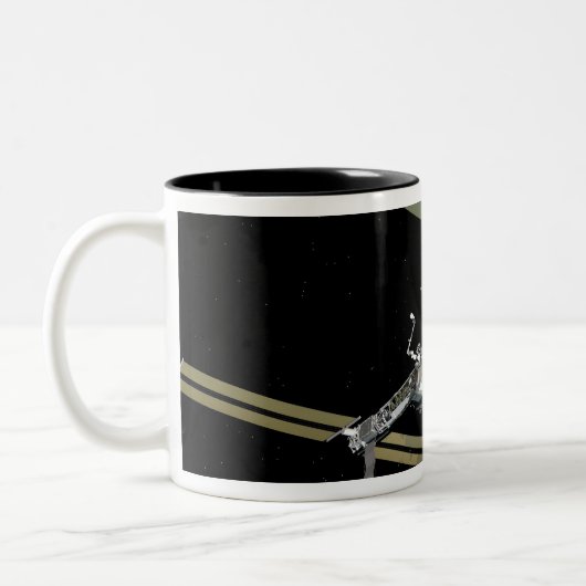 Computergegenereerd uitzicht 23 tweekleurige koffiemok (Links)