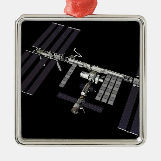 Computergegenereerd uitzicht 24 metalen ornament (Voorkant)