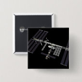 Computergegenereerd uitzicht 24 vierkante button 5,1 cm (Voorkant /achterkant)