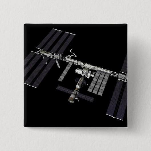 Computergegenereerd uitzicht 24 vierkante button 5,1 cm (Voorkant)