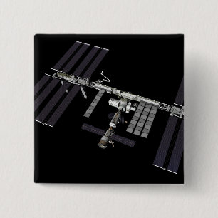 Computergegenereerd uitzicht 24 vierkante button 5,1 cm