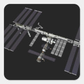 Computergegenereerd uitzicht 24 vierkante sticker (Voorkant)