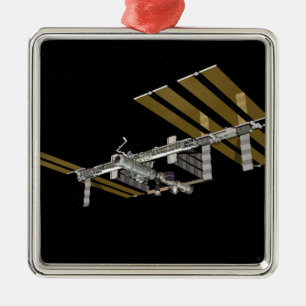 Computergegenereerd uitzicht 25 metalen ornament