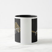 Computergegenereerd uitzicht 25 mok (Midden)