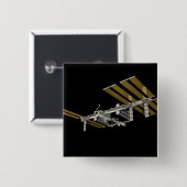 Computergegenereerd uitzicht 25 vierkante button 5,1 cm (Voorkant /achterkant)