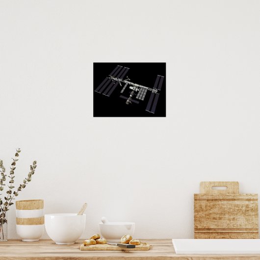 Computergegenereerd uitzicht 26 poster (Keuken)