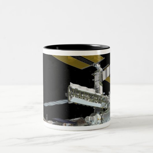 Computergegenereerd uitzicht 26 tweekleurige koffiemok (Center)