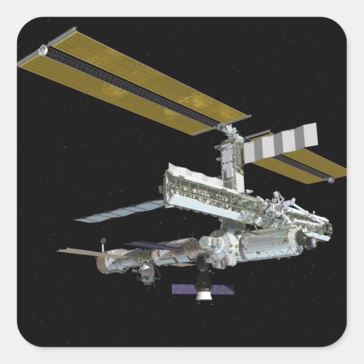 Computergegenereerd uitzicht 26 vierkante sticker (Voorkant)