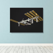 Computergegenereerd uitzicht 27 canvas afdruk (Insitu (Houten vloer))