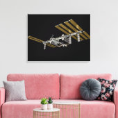 Computergegenereerd uitzicht 27 canvas afdruk (Insitu (Woonkamer))