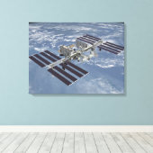 Computergegenereerd uitzicht 2 canvas afdruk (Insitu (Houten vloer))