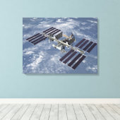 Computergegenereerd uitzicht 2 canvas afdruk (Insitu (Houten vloer))