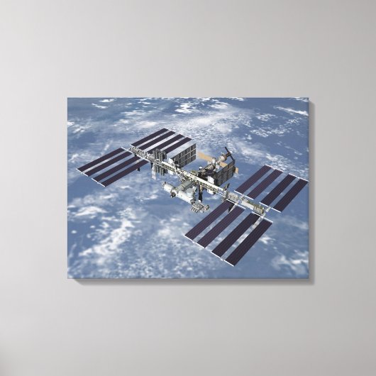 Computergegenereerd uitzicht 2 canvas afdruk (Voorkant)