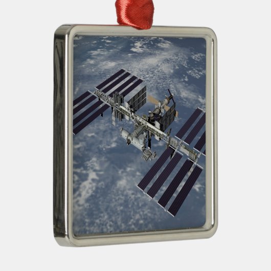 Computergegenereerd uitzicht 2 metalen ornament (Rechts)