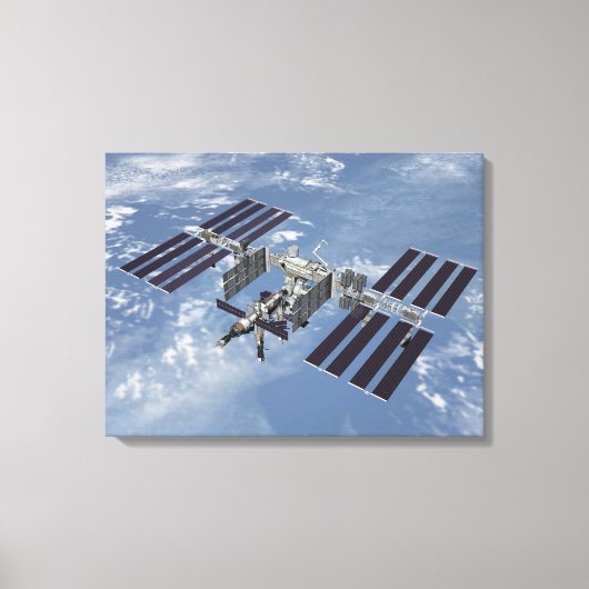 Computergegenereerd uitzicht 3 canvas afdruk (Voorkant)