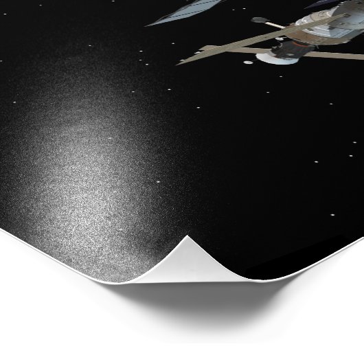 Computergegenereerd uitzicht 3 foto afdruk (Hoek)