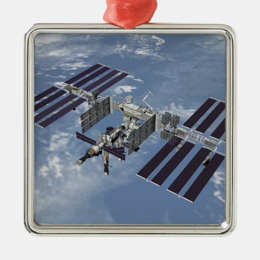 Computergegenereerd uitzicht 3 metalen ornament (Voorkant)