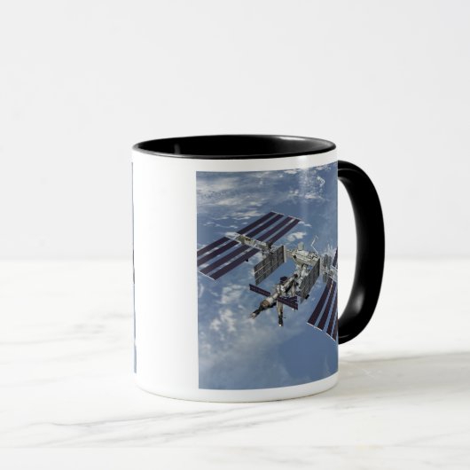 Computergegenereerd uitzicht 3 mok (Voorkant rechts)