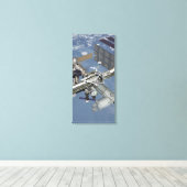 Computergegenereerd uitzicht 4 canvas afdruk (Insitu (Houten vloer))