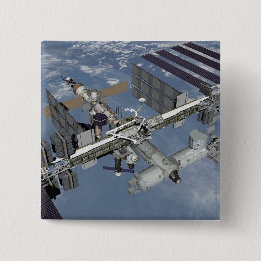 Computergegenereerd uitzicht 4 vierkante button 5,1 cm (Voorkant)