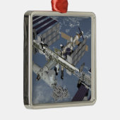 Computergegenereerd uitzicht 5 metalen ornament (Rechts)