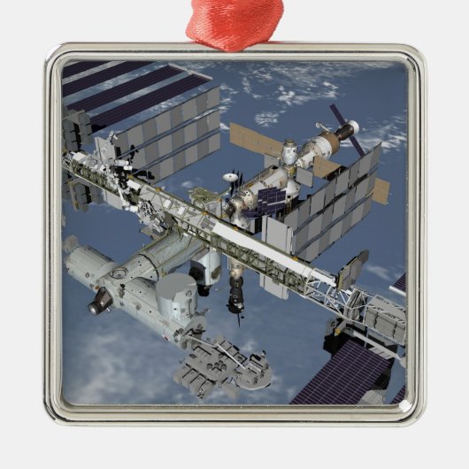 Computergegenereerd uitzicht 5 metalen ornament (Voorkant)