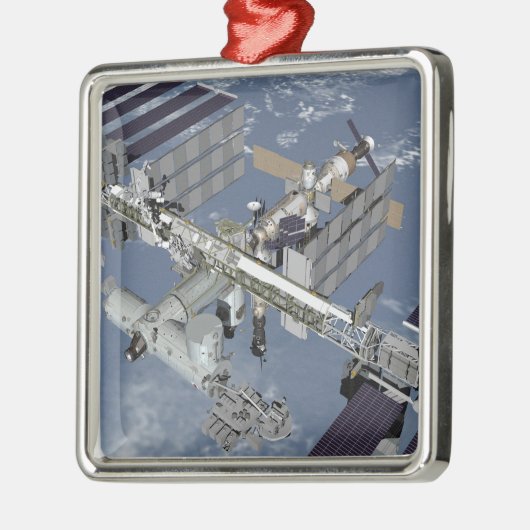 Computergegenereerd uitzicht 5 metalen ornament (Links)