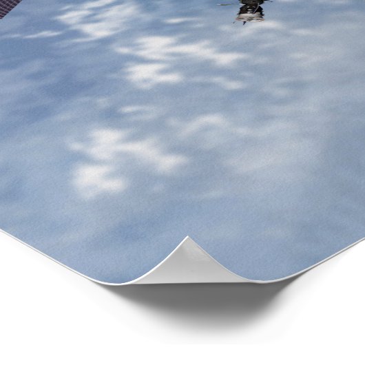 Computergegenereerd uitzicht 5 poster (Hoek)