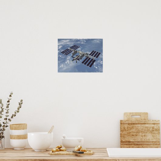 Computergegenereerd uitzicht 5 poster (Keuken)