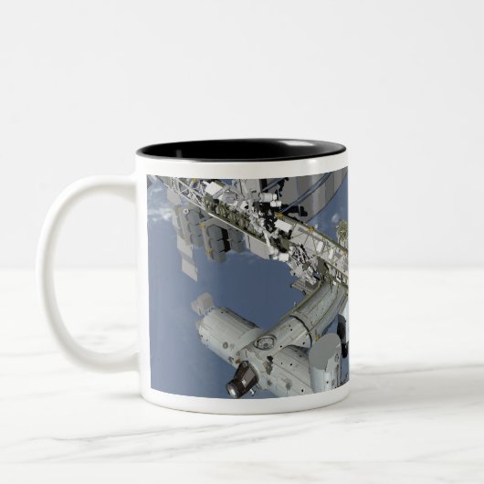 Computergegenereerd uitzicht 5 tweekleurige koffiemok (Links)