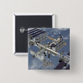 Computergegenereerd uitzicht 5 vierkante button 5,1 cm (Voorkant /achterkant)