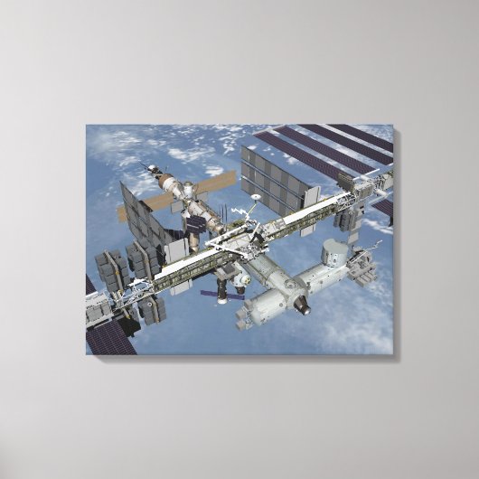 Computergegenereerd uitzicht 6 canvas afdruk (Voorkant)