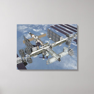 Computergegenereerd uitzicht 6 canvas afdruk