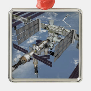 Computergegenereerd uitzicht 6 metalen ornament