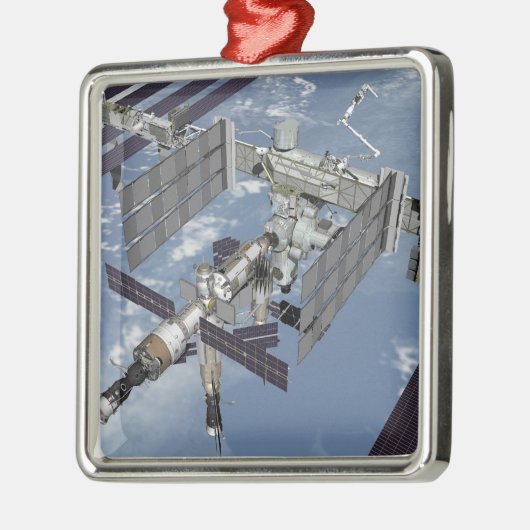 Computergegenereerd uitzicht 6 metalen ornament (Links)