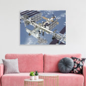 Computergegenereerd uitzicht 7 canvas afdruk (Insitu (Woonkamer))