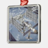 Computergegenereerd uitzicht 7 metalen ornament (Links)