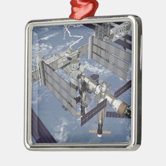 Computergegenereerd uitzicht 7 metalen ornament (Links)