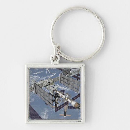 Computergegenereerd uitzicht 7 sleutelhanger (Voorkant)