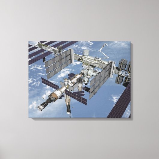 Computergegenereerd uitzicht 8 canvas afdruk (Voorkant)