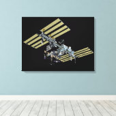 Computergegenereerd uitzicht 8 canvas afdruk (Insitu (Houten vloer))