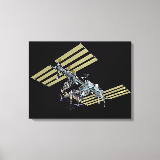 Computergegenereerd uitzicht 8 canvas afdruk (Voorkant)