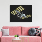 Computergegenereerd uitzicht 8 canvas afdruk (Insitu (Woonkamer))