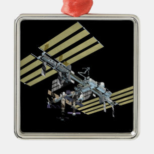 Computergegenereerd uitzicht 8 metalen ornament