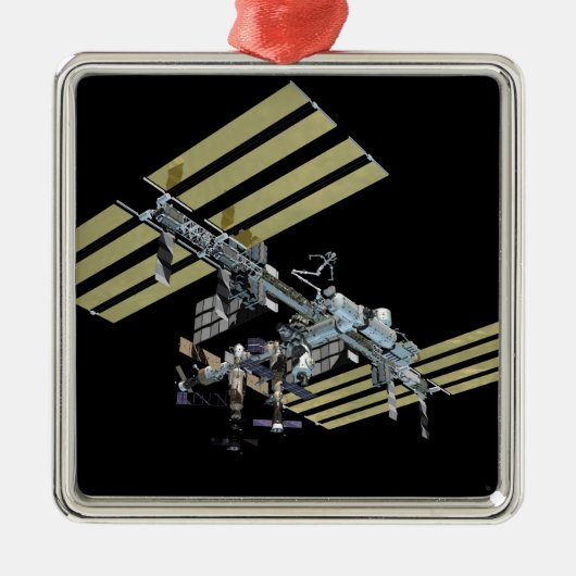 Computergegenereerd uitzicht 8 metalen ornament (Voorkant)